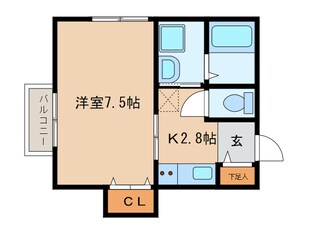 中津駅 徒歩20分 2階の物件間取画像